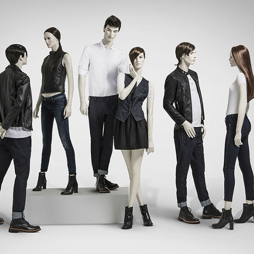 Mann-Schaufensterpuppe - BLEND - HANS BOODT MANNEQUINS - realistisch / Harz / weiß