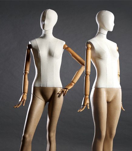 Frau-Schaufensterpuppe - ELEMENTS - CNL mannequins - abstrakt / sitzend / elastisch