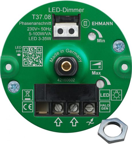 Dimmer auf DIN-Schiene - T37.08 : 3700x0800ch - Bodo Ehmann GmbH