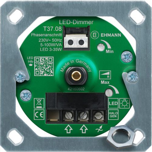 Dimmer auf DIN-Schiene - T37.08.1 : 3700x0810ch - Bodo Ehmann GmbH
