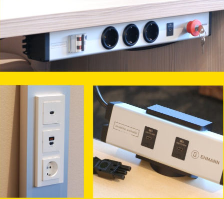 USB-Steckdose - Bodo Ehmann GmbH - Mehrfach / modular / Schreibtisch