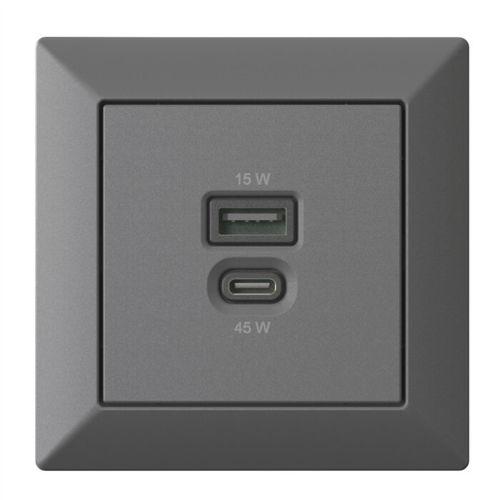 USB-Steckdose - 6530x0101 - Bodo Ehmann GmbH - wandmontiert / Aufputz / modern