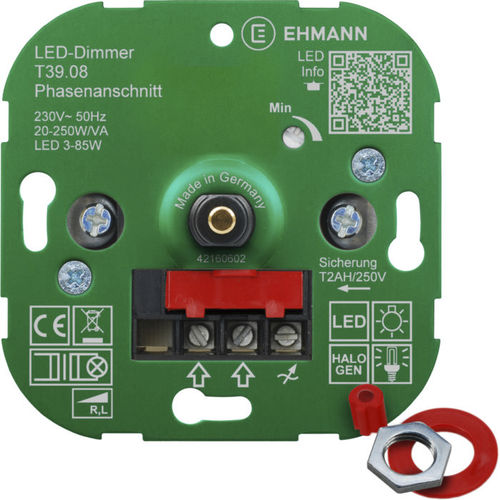 Dimmer auf DIN-Schiene - T39.08 : 3900x0800 - Bodo Ehmann GmbH