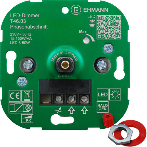 Lichtdimmer - T46.03 - Bodo Ehmann GmbH - Druck / Dreh / elektronisch