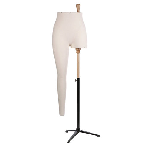 Frau-Schneiderpuppe - JAMBE PANTALON B520 - STOCKMAN - abstrakt / weiß / für Gewerbegebrauch