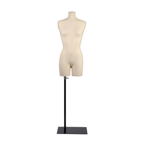 Frau-Büste - CORSET B518 CANVAS SCORCHED - STOCKMAN - Vintage / Segeltuch / ohne Kopf