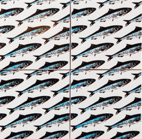 Keramikfliesen - SARDINES - Bussoga - emailliert / bedruckt / für den Innenraum