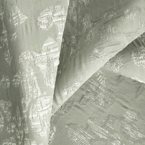 Vorhangstoff - OBLIX : OBJET - FR-One - Damast-Motiv / FR-Polyester / waschbar