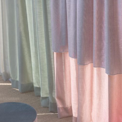 Vorhangstoff - LIRO  - FR-One - einfarbig / Polyester / Webware