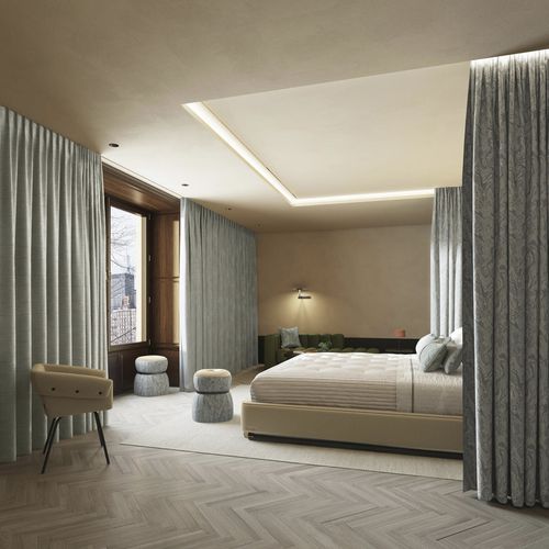 Vorhangstoff - SENSATIONAL : SAVANT  - FR-One - Motiv / Polyester / waschbar