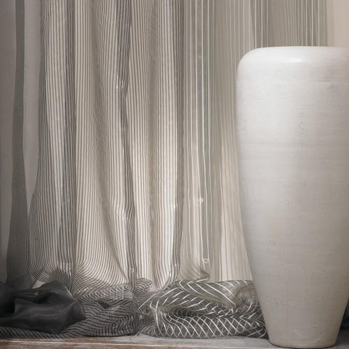 Streifenmuster-Gardine - ARCHITECTURAL CAMPAIGN   - FR-One - Polyester / waschbar / flammenhemmend