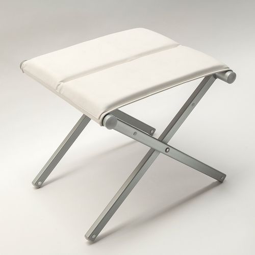 Moderner Hocker - HOCKEY PREMIUM - RED SRL - Stoff / Gestell aus anodisiertem Aluminium / klappbar
