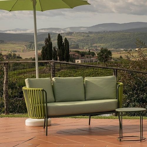 Modernes Sofa - VAL D’ORCIA LIFE - RED SRL - für Außenbereich / Stoff / mit abnehmbarem Kissen