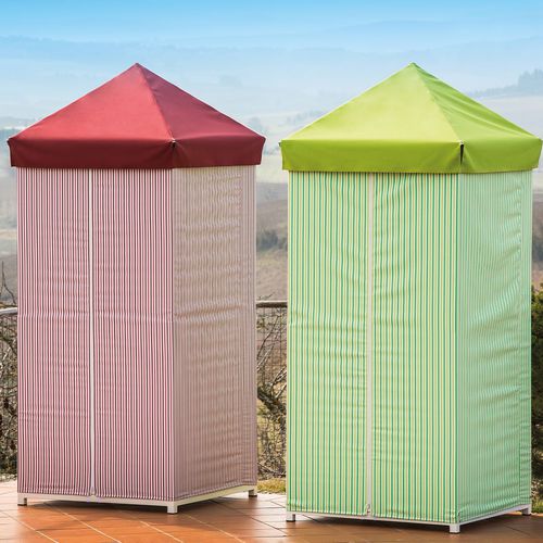 Garten-Kabine / für Privatgebrauch - LIGHT - RED SRL - galvanisiertem Stahl / Stoff