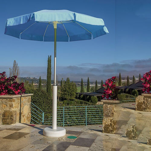 Achteckiger Sonnenschirm - MARE  - RED SRL - mit Zentralmast / Acrylgewebe / anodisiertes Aluminium