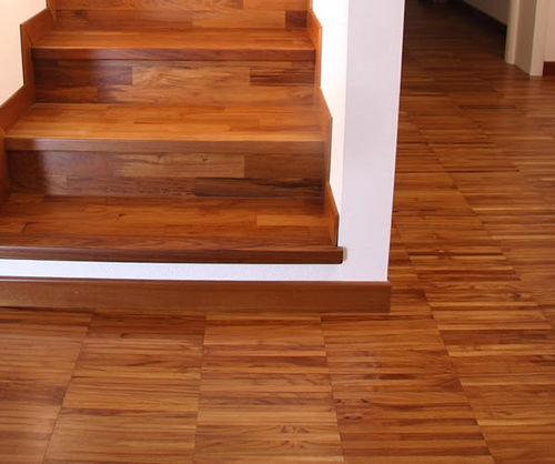 Mehrschichtparkett - 4166 - Tropical woods - Iroko / lasiert / glatt