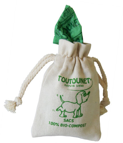 Hundekotbeutelspender für öffentliche Bereiche - TOUTOUNET® BIO - SEPRA - Baumwolle