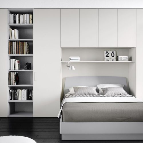 Doppelbett - ESTE - cinquanta3 - modern / Bettkasten / lackiertes Holz