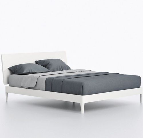 Doppelbett - SUEZ - cinquanta3 - modern / Kopfteil / lackiertes Holz
