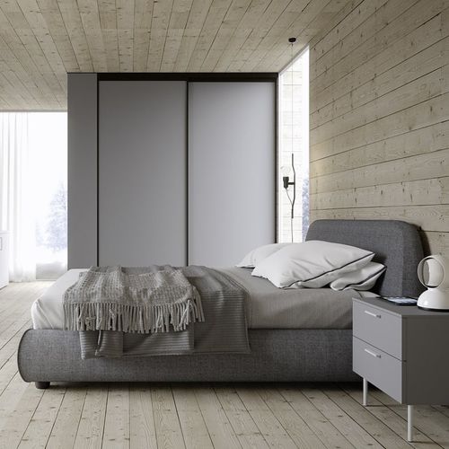 Doppelbett - KORA - cinquanta3 - modern / Polster / Kopfteil
