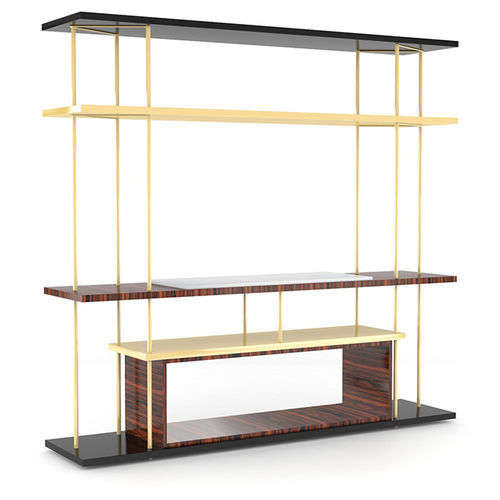 Wandmontiertes Regal - Távola - BITANGRA - modern / Holzfurnier / Eisen
