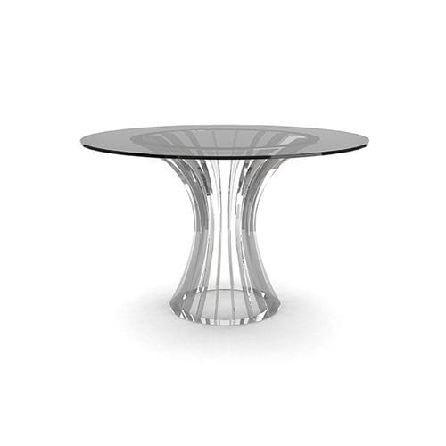 Moderner Tisch - Aros - BITANGRA - Hartglas / Edelstahl / Granit