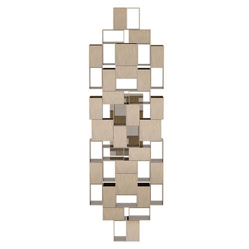 Moderne Wandleuchte - Jinga M - BITANGRA - für den Innenraum / gebürstetes Messing / Skulptur