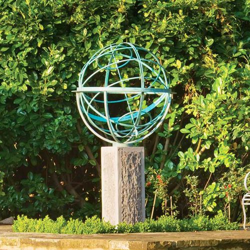 Bronzeskulptur - SUNDIALS - DAVID HARBER - Garten / für öffentliche Bereiche