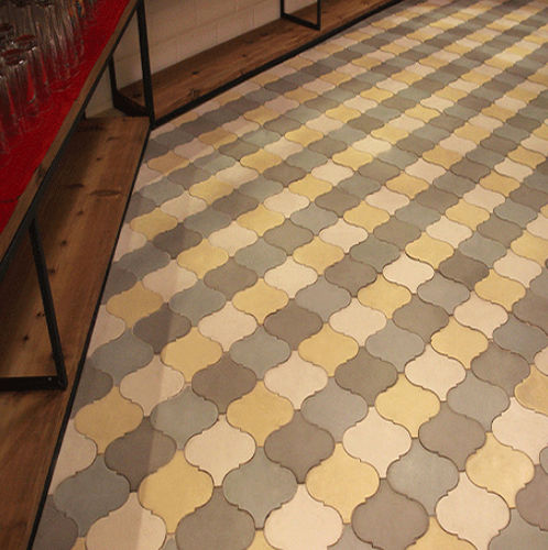 Matte Zementfliese - COLONIAL SHAPE - Viet Tiles Corporation - für den Innenraum / Boden / Wand