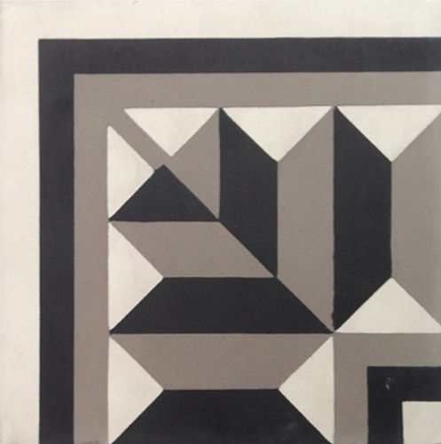 Zementfries - V20B-013 & V20C-013 - Viet Tiles Corporation - wandmontiert / Boden