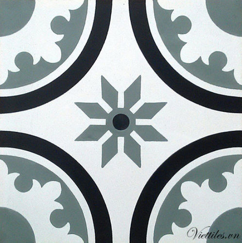 Zementfliese für den Innenraum - V20-283 - Viet Tiles Corporation - Boden / Wand / Motiv