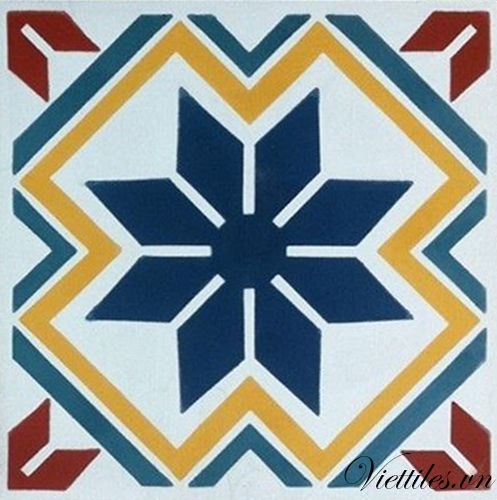 Zementfliese für den Innenraum - V20-274 - Viet Tiles Corporation - Boden / Wand / geometrisches Muster