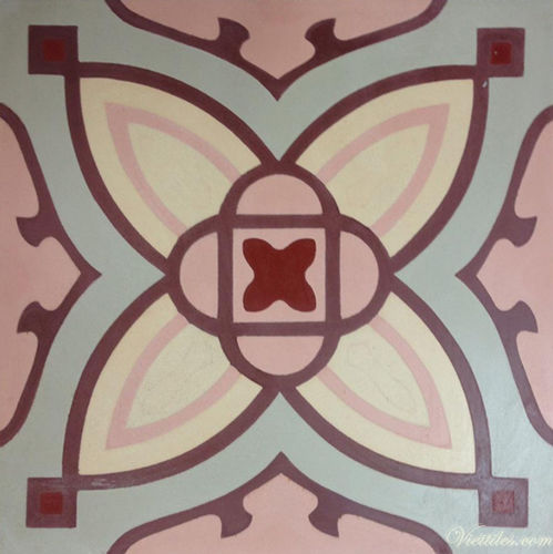 Matte Zementfliese - V20-117 - Viet Tiles Corporation - für den Innenraum / Boden / Wand