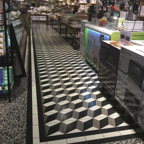 Matte Zementfliese - V20-034 - Viet Tiles Corporation - für den Innenraum / Boden / Wand