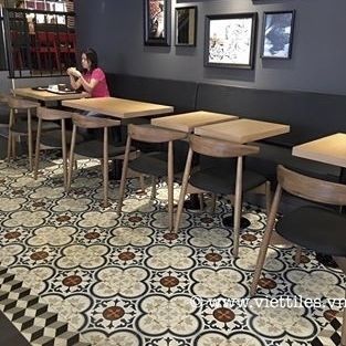 Zementfliese für den Innenraum - V20-098 - Viet Tiles Corporation - Boden / Wand / quadratisch