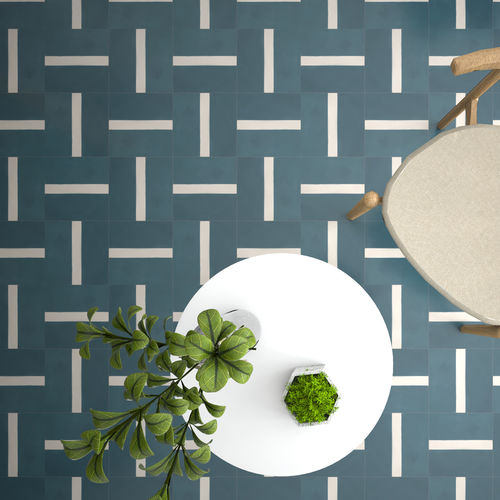 Zementfliese für den Innenraum - V20-446 - Viet Tiles Corporation - für Außenbereich / Boden / Wand