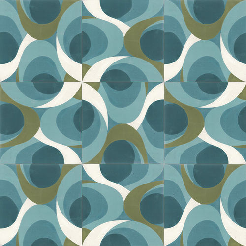 Zementfliese für den Innenraum - V20-436 - Viet Tiles Corporation - für Außenbereich / Boden / Wand
