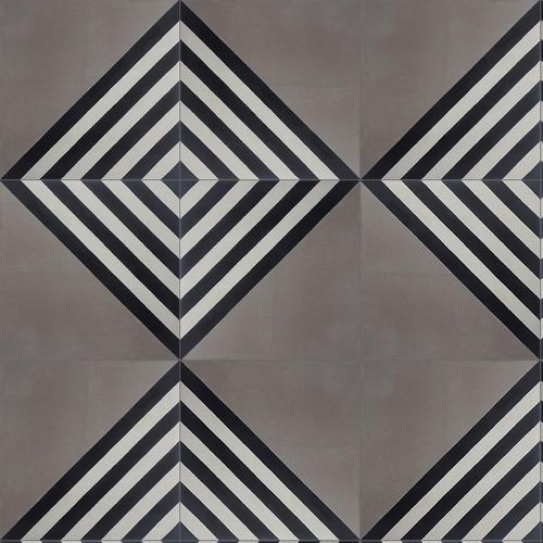 Zementfliese für den Innenraum - V20-476-T - Viet Tiles Corporation - für Außenbereich / Boden / Wand
