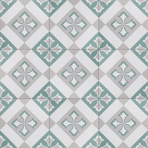 Zementfliese für den Innenraum - V20-501 - Viet Tiles Corporation - für Außenbereich / Boden / Wand