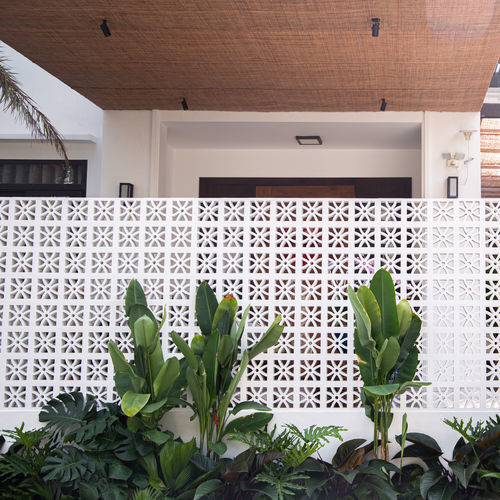 Hohler Betonstein - VCB-028 FLORAL - Viet Tiles Corporation - Dekor / für Umzäunungen / für Wand