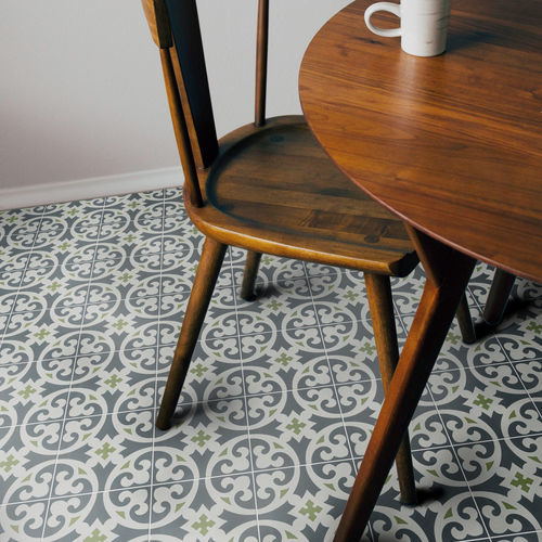 Zement-Zementfliese - V20-009 - Viet Tiles Corporation - für den Innenraum / für Badezimmer / für Küche