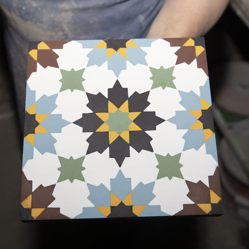 Zementfliese für den Innenraum - V20-028 - Viet Tiles Corporation - für Badezimmer / für Küche / für Wohnzimmer