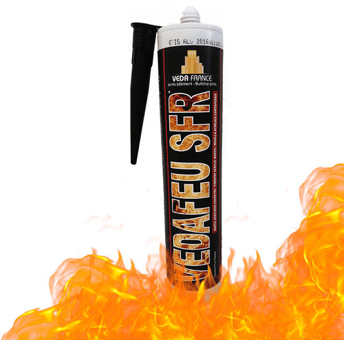 Feuerbeständige Dichtungsmasse - VEDAFEU SFR© - GV2 VEDA FRANCE - elastisch / Acryl / Schutz