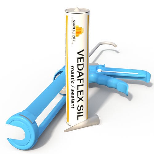 Elastische Dichtungsmasse - VEDAFLEX SIL - GV2 VEDA FRANCE - auf Silikonharzbasis / zur Abdichtung / Schutz