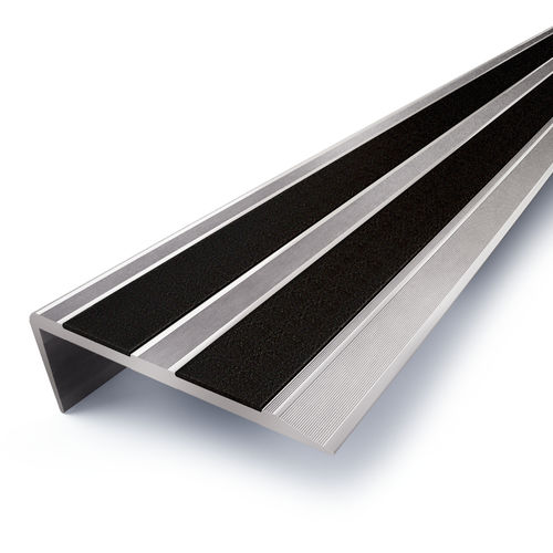 Aluminium-Abschlussprofil - NDM 1010 - GV2 VEDA FRANCE - für Treppenstufen / L / schwarz