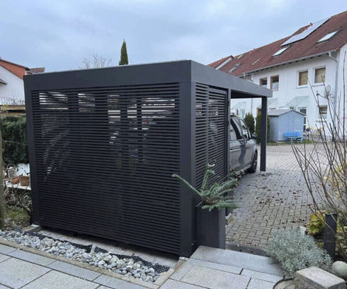 Carport für Gewerbegebrauch - SL 170 - Soltec - Aluminium / 1 Platz