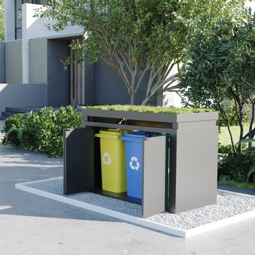 Mülltonnenbox für professionellen Gebrauch - SMART - Soltec - für Privatgebrauch / für Büro / für Spielplätze