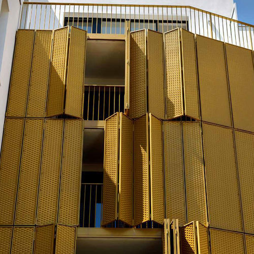 Aluminium-Sonnenschutzlamelle - FPE - Soltec - Stahl / für Fassaden / für Fenster