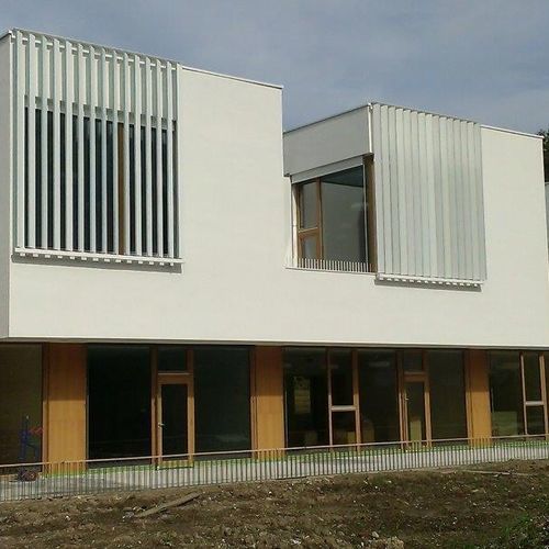 Aluminium-Sonnenschutzlamelle - Q - Soltec - Stahl / für Fassaden / für Fenster