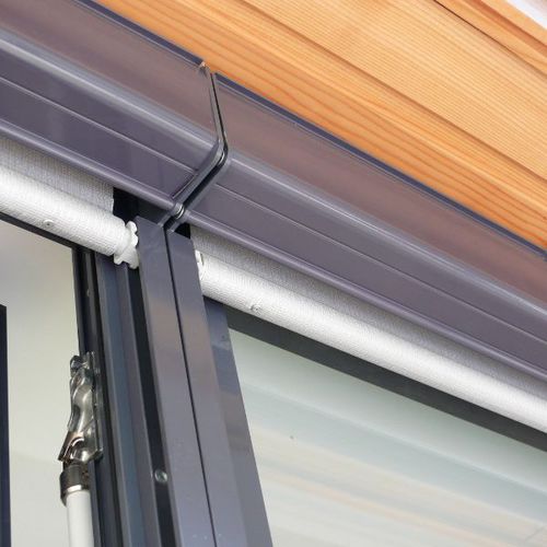 Eingebaute Jalousie - k 130 ZIP - Soltec - für Fenster / Stoff / Aluminium